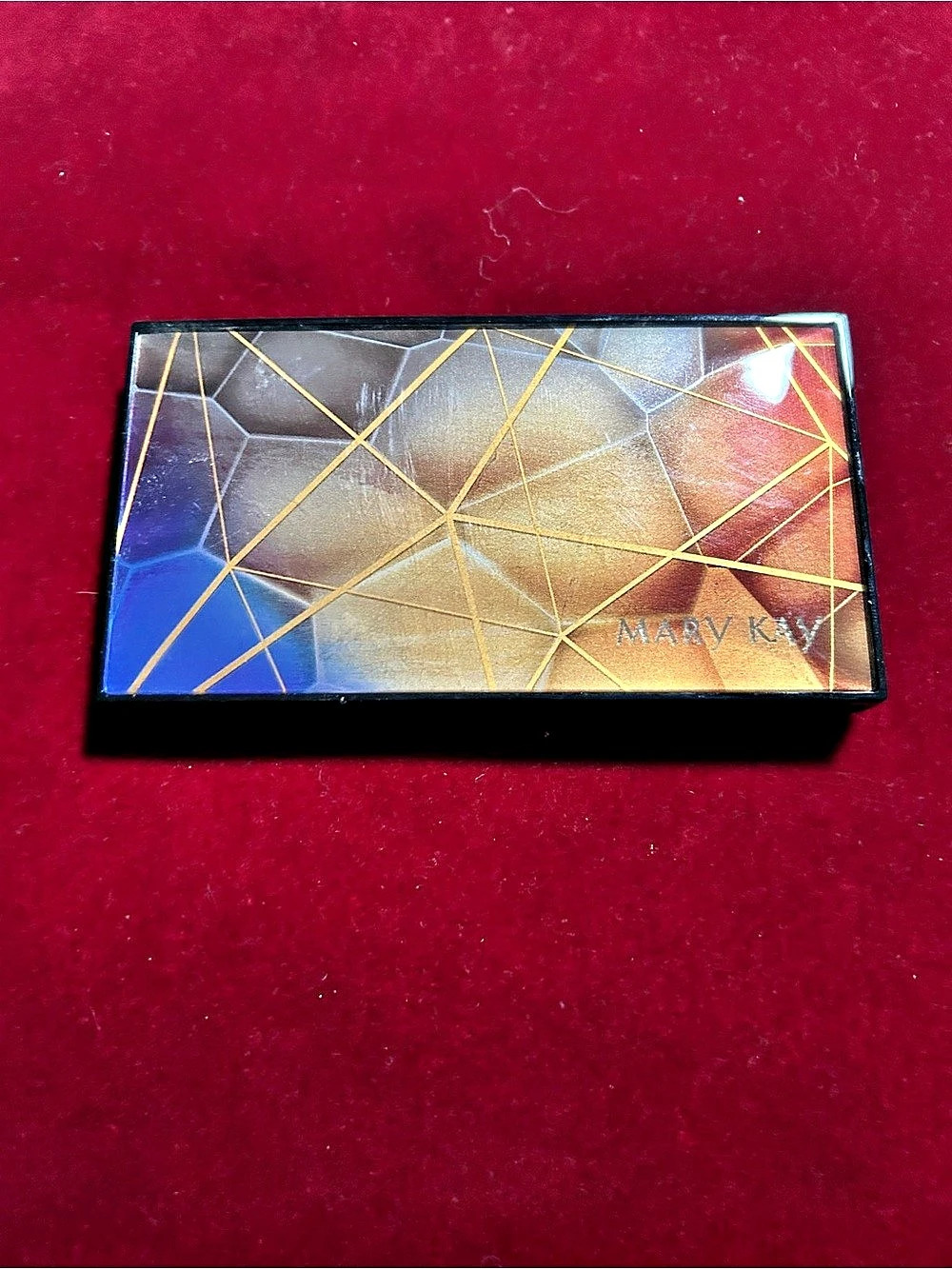 Mary Kay Perfect Palette Geometric Eyeshadow Compact Blue & Black NWT